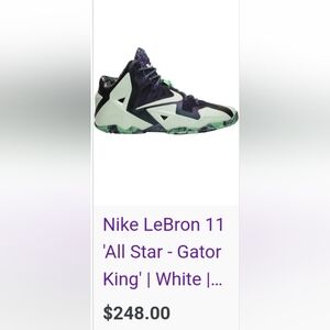 LeBron 11 Glow in the Dark Gym Shoes